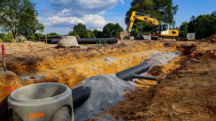 Travaux de terrassement, Bazancourt